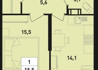 Продажа 1-комнатной квартиры, 40.7 м2, Мурино, улица Шоссе в Лаврики, 64к4, ЖК Ромашки