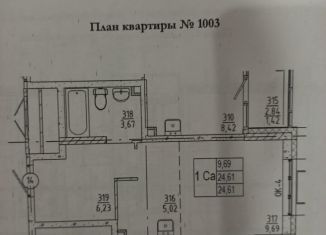 Продажа квартиры студии, 24.6 м2, Ульяновск, жилой комплекс Сиреневый, 4, Заволжский район