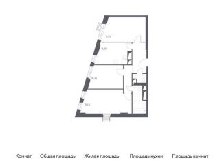 3-комнатная квартира на продажу, 76.7 м2, городской округ Красногорск, жилой комплекс Спутник, к13