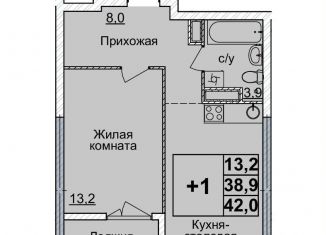 1-ком. квартира на продажу, 42 м2, Нижний Новгород, Нижегородский район