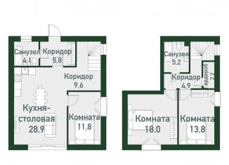 Продажа трехкомнатной квартиры, 101.8 м2, Челябинская область, Спортивная улица, 20