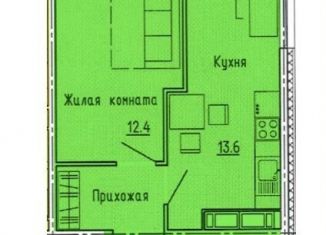 Продажа 1-ком. квартиры, 35.8 м2, Пенза, жилой комплекс Лугометрия, с16