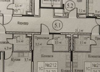 Продается квартира студия, 24.7 м2, посёлок Ильинское-Усово, Заповедная улица