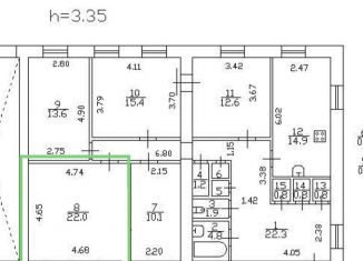 Продается комната, 22 м2, Санкт-Петербург, набережная реки Фонтанки, 84, метро Звенигородская