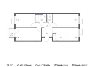 Продаю 4-ком. квартиру, 81.6 м2, Ленинский городской округ