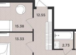 2-комнатная квартира на продажу, 58.7 м2, Ленинградская область
