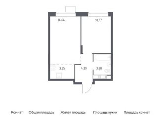 Продам 1-комнатную квартиру, 37.1 м2, Балашиха, жилой квартал Новоград Павлино, к34