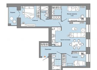 Продам 3-ком. квартиру, 86 м2, село Первомайский, улица Строителя Николая Шишкина, 11/4