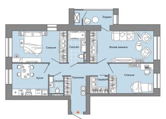 Продажа 3-комнатной квартиры, 80 м2, Удмуртия, улица Строителя Николая Шишкина, 11к1