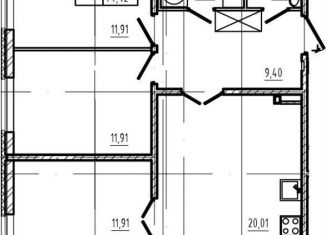 Продаю трехкомнатную квартиру, 72.2 м2, Сертолово