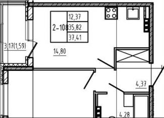 Продаю 1-ком. квартиру, 35.8 м2, Сертолово