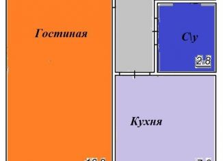 Продам 1-ком. квартиру, 35 м2, Ставрополь, Пригородная улица, 251Ак2