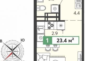 Продается квартира студия, 23.4 м2, Пензенская область