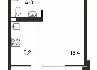 Продается квартира студия, 31.7 м2, Бахчисарай