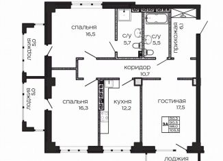 3-ком. квартира на продажу, 106 м2, Ростов-на-Дону, улица Максима Горького, 297, Пролетарский район