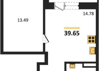 Продается 1-комнатная квартира, 39.6 м2, Воронеж, Коминтерновский район