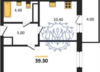 Однокомнатная квартира на продажу, 39.3 м2, село Мирное