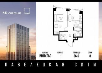 1-ком. квартира на продажу, 36.6 м2, Москва, метро Серпуховская