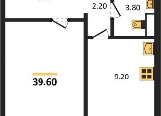 Продаю 1-ком. квартиру, 39.6 м2, Брянск, Ростовская улица, 14