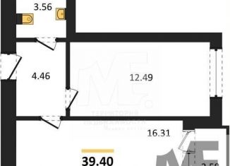 Продаю 1-комнатную квартиру, 38.1 м2, Калининград, Минусинская улица, 9