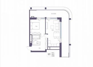 Продам однокомнатную квартиру, 70 м2, Крым