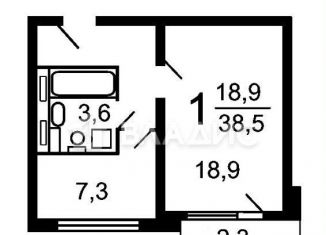 Продаю 1-ком. квартиру, 38.5 м2, Красногорск, Красногорский бульвар, 26