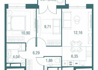 Продам 3-ком. квартиру, 52.2 м2, Одинцово