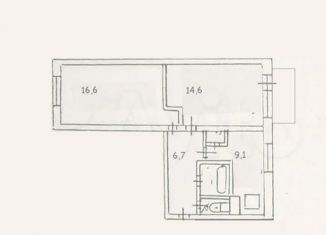 Продается 2-комнатная квартира, 50 м2, поселок Елизаветино, площадь Дружбы, 29