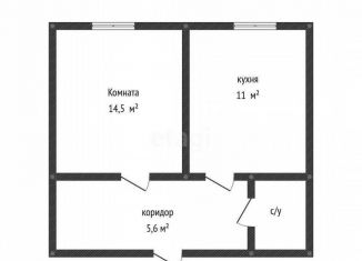 Продам 1-ком. квартиру, 35.4 м2, Адыгея, Береговая улица, 1к10