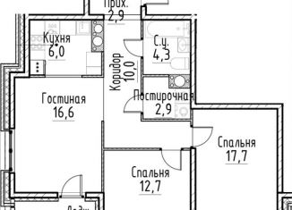 Продается 2-комнатная квартира, 73.1 м2, Санкт-Петербург, Центральный район, улица Моисеенко, 10