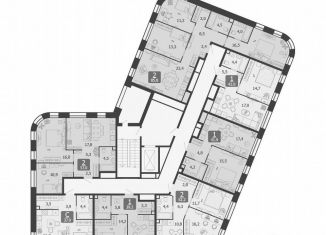 Продается 1-комнатная квартира, 41.9 м2, Москва, улица Петра Кончаловского, 5, станция ЗИЛ