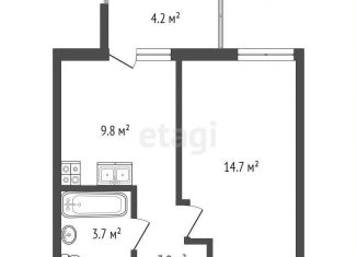 Продается 3-ком. квартира, 95.5 м2, посёлок городского типа Молодёжное