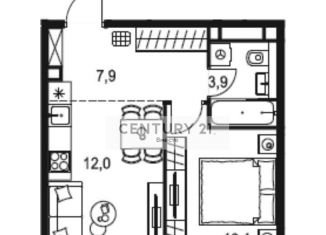 Продается 1-комнатная квартира, 33.9 м2, Москва, Нагатинская набережная, 10, метро Коломенская