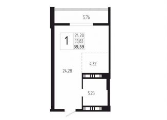 Продажа 1-ком. квартиры, 39.6 м2, Волгоградская область