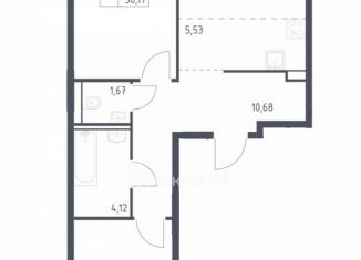 Продаю трехкомнатную квартиру, 58.2 м2, Москва, Донецкая улица, 30к1, район Марьино