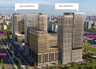 Однокомнатная квартира на продажу, 44.5 м2, Москва, Озёрная улица, вл42, метро Озёрная