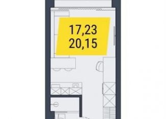 Продается квартира студия, 20.2 м2, Новосибирск, Центральный район, улица Писарева, 1