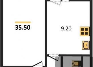 1-ком. квартира на продажу, 35.5 м2, Воронеж, Левобережный район