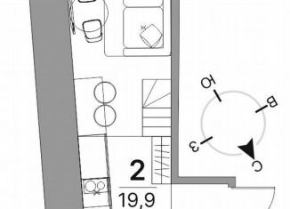 Продам квартиру студию, 19.9 м2, Санкт-Петербург, 2-я Советская улица, 10