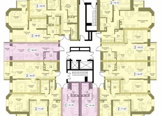 Продам 2-ком. квартиру, 74.1 м2, Тверская область, улица Коминтерна, 95К