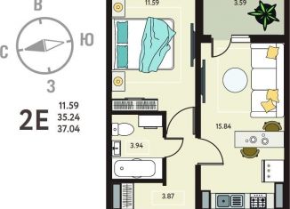 Продажа 1-ком. квартиры, 37 м2, село Новая Усмань