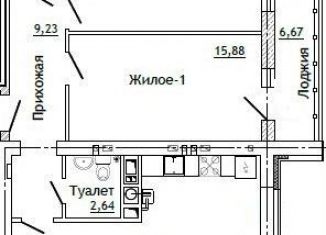 Продается двухкомнатная квартира, 85.6 м2, Смоленск, улица Крупской, 54Б, Промышленный район