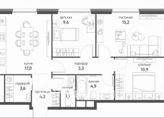 Продаю трехкомнатную квартиру, 73.6 м2, Москва, Тагильская улица, 2к1, станция Бульвар Рокоссовского