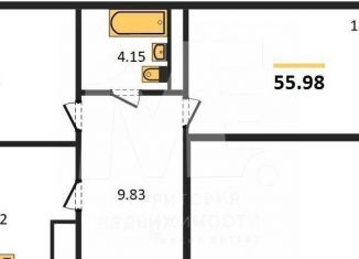 Продажа двухкомнатной квартиры, 56 м2, Калининград, Новгородская улица, 3Ак5, ЖК Новый Город