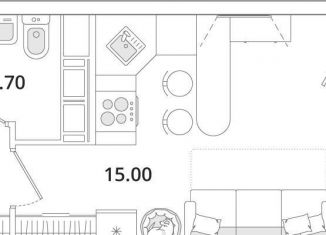 Продаю квартиру студию, 22.8 м2, Санкт-Петербург, Приморский район, Планерная улица, 99