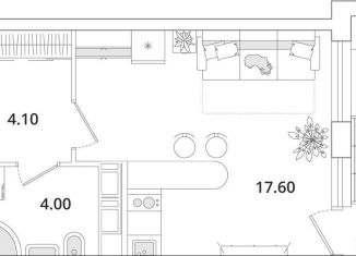 Продажа квартиры студии, 64.7 м2, Санкт-Петербург, метро Комендантский проспект, Планерная улица, 99