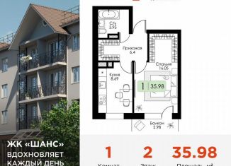 Продажа 1-комнатной квартиры, 36 м2, Гагарин, улица Строителей, 127