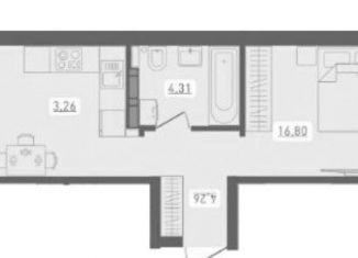 Продаю двухкомнатную квартиру, 49 м2, Новосибирск, улица Забалуева, 69