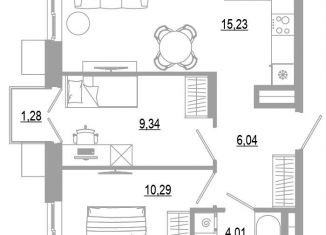 Продаю двухкомнатную квартиру, 46.2 м2, Астраханская область