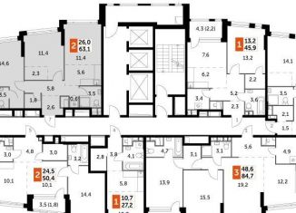 Продается 2-ком. квартира, 63.1 м2, Москва, Варшавское шоссе, 37Ак2, метро Нагатинская